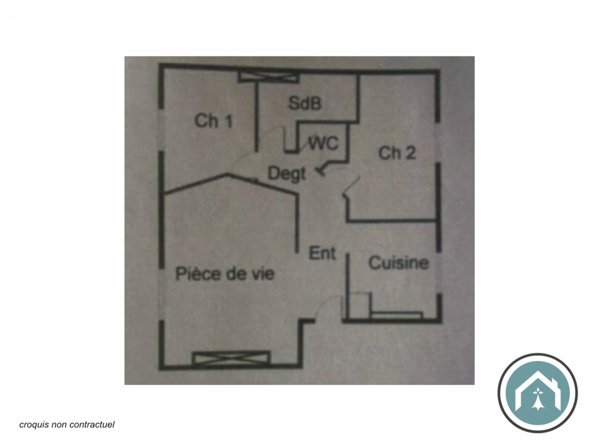 CENTRE SIAM : ravissant appartement t3 de 60 m² avec balcon en meublé