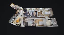 LOPERHET : Maison de plain pied T7 et un T2 indépendant avec un grand garage et un atelier au coeur du bourg