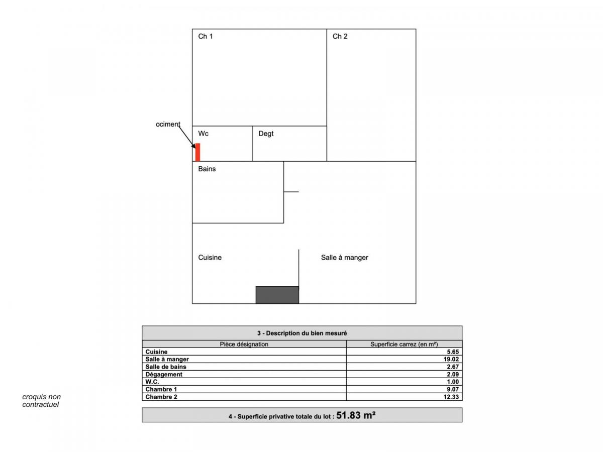 PROXIMITE CENTRE-VILLE : AGRÉABLE APPARTEMENT DEUX CHAMBRES AVEC MOBILIER