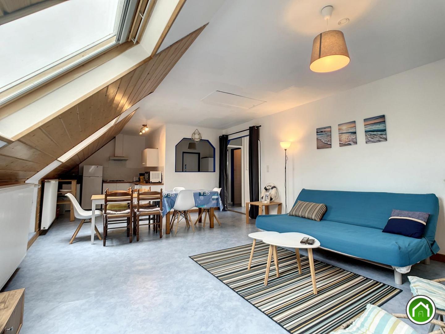 GUILERS : appartement 3 chambres en dernier étage avec vue verdoyante 