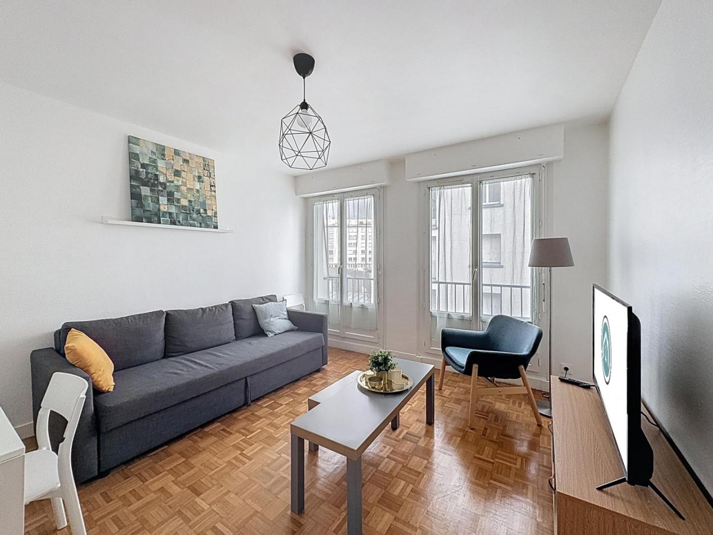 EXCLUSIVITÉ BREST : T2 MEUBLÉ LUMINEUX AVEC BALCON