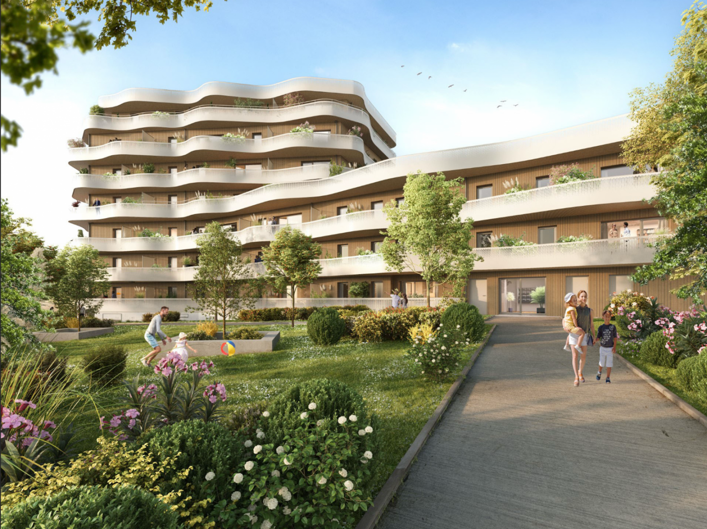 BREST : charmant appartement T3 neuf avec balcon terrasse et parking privatif