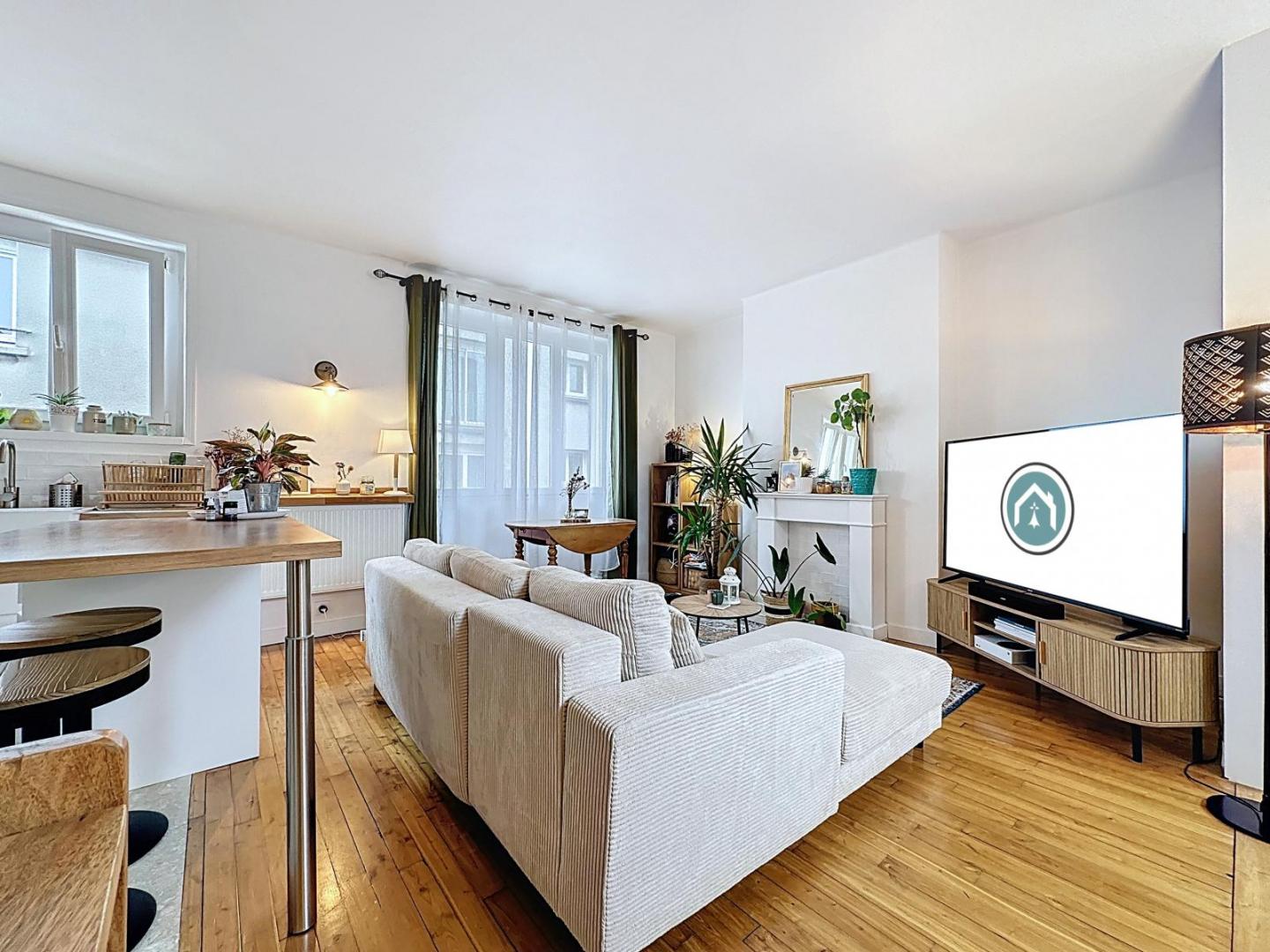 BREST CENTRE-VILLE : ravissant appartement de 66m² avec deux chambres