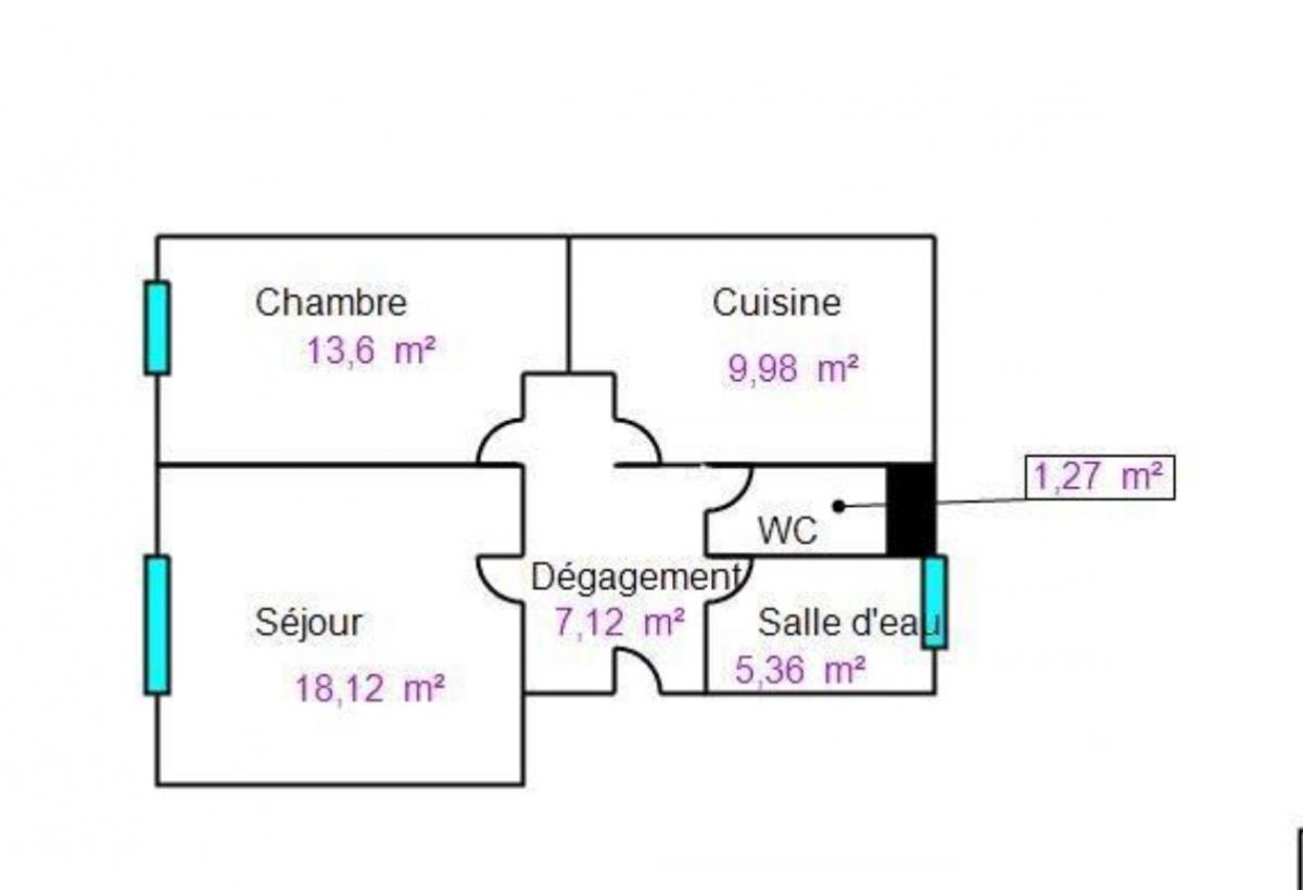 BREST: À LOUER CHARMANT APPARTEMENT MEUBLÉ
