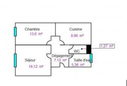 BREST: À LOUER CHARMANT APPARTEMENT MEUBLÉ