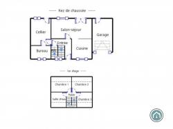FROUTVEN : Maison 3 chambres, bureau, garage, terrasse et jardin