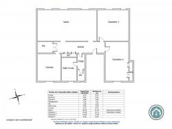 HYPER CENTRE BREST : À LOUER AGRÉABLE APPARTEMENT T3 DE 92,5 M²