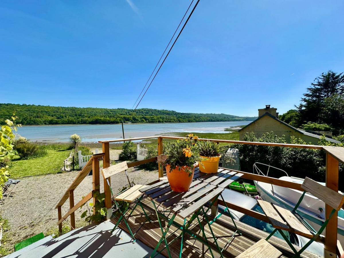 LA FOREST-LANDERNEAU: Ravissante propriété au bord de l’eau sur 1900 m² avec T2 indépendant – VENTE EN VIAGER