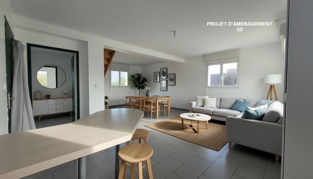 Maison T6 récente avec une chambre de plain-pied (PMR en rdc) sur une parcelle de 292 m2 proche du bourg