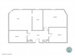 BREST : charmant T3 cosy de 56m² sans vis-à-vis en centre-ville pour investisseur