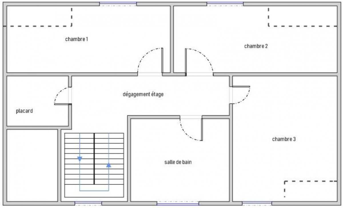 PLABENNEC : jolie maison individuelle 3 chambres, avec sous-sol, carport et jardin clos