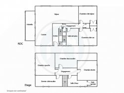 SAINT RENAN CENTRE : Jolie maison familiale de 140m2 sur sous sol complet avec terrain constructible.