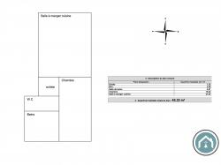 SAINT MICHEL : joli t1bis à louer en meublé