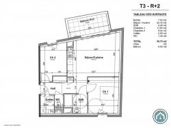 BREST : charmant appartement T3 neuf avec balcon terrasse et parking privatif