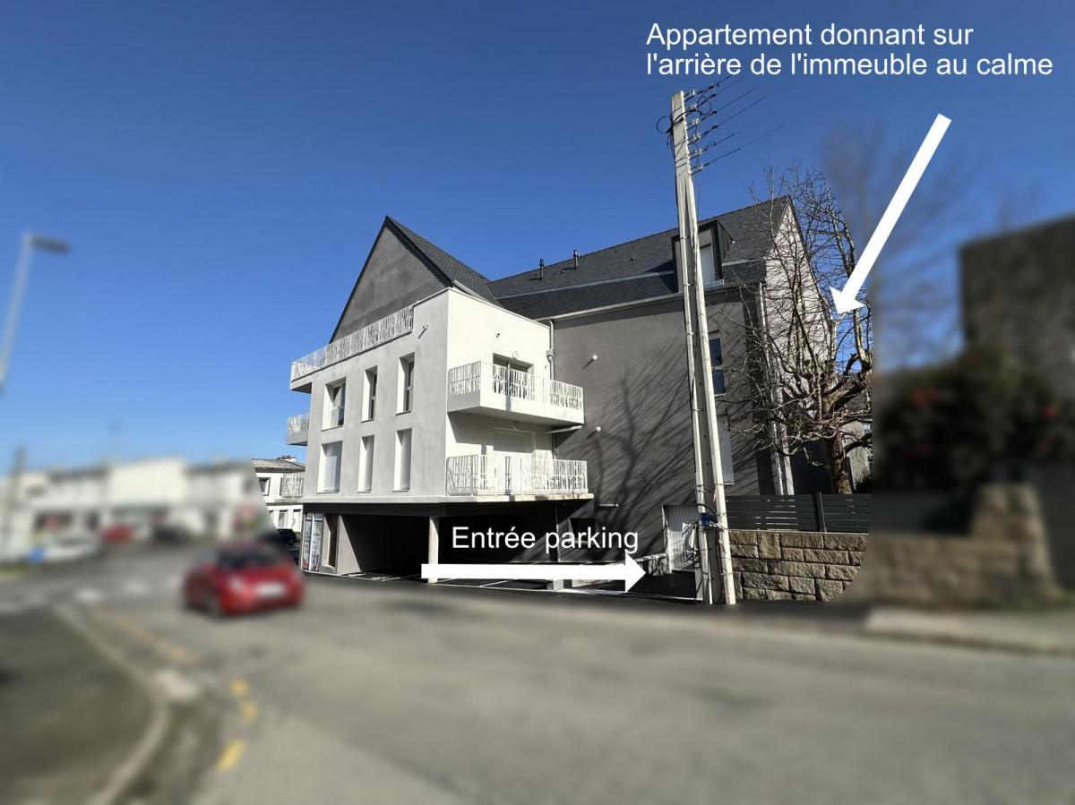 BREST : charmant appartement T3 neuf avec balcon terrasse et parking privatif