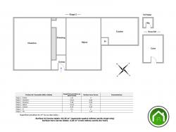 CENTRE / SAINT MICHEL : appartement de 45m² avec vue rade à rénover 