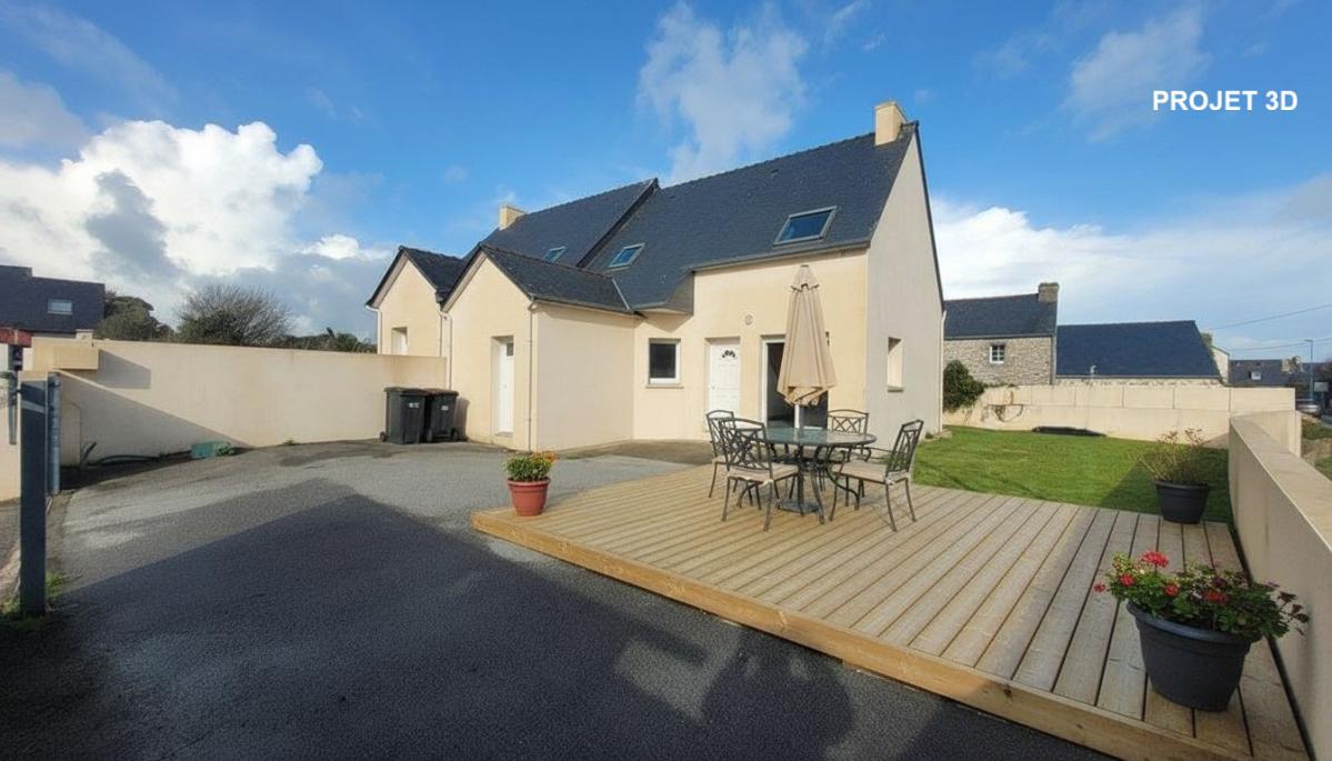 Maison T6 récente avec une chambre de plain-pied (PMR en rdc) sur une parcelle de 292 m2 proche du bourg