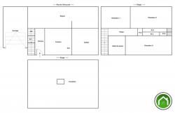 PLOUZANE : petit prix maison avec garage, cour et jardin clos