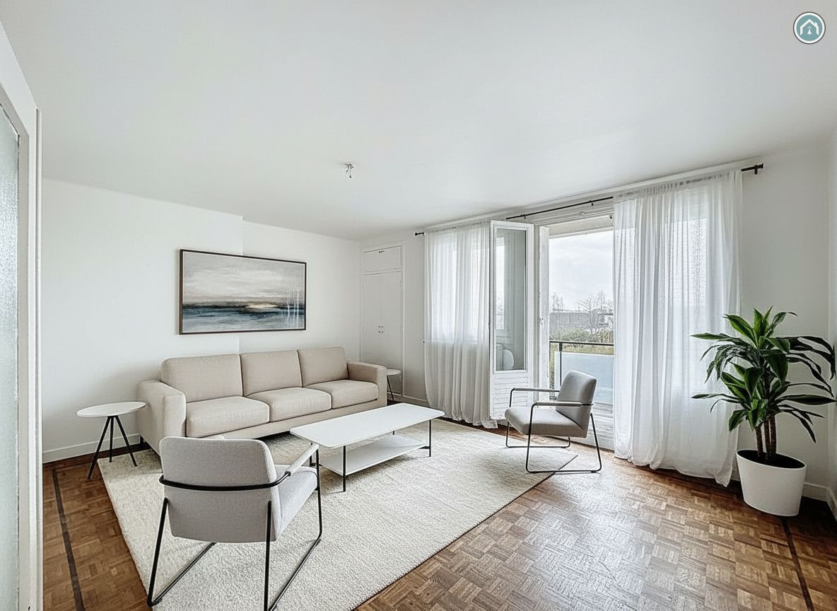 BREST KERICHEN : Bel appartement T5 de 98m2 au dernier étage avec parking privé