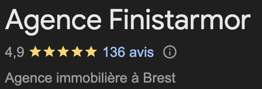avis clients google agence brest